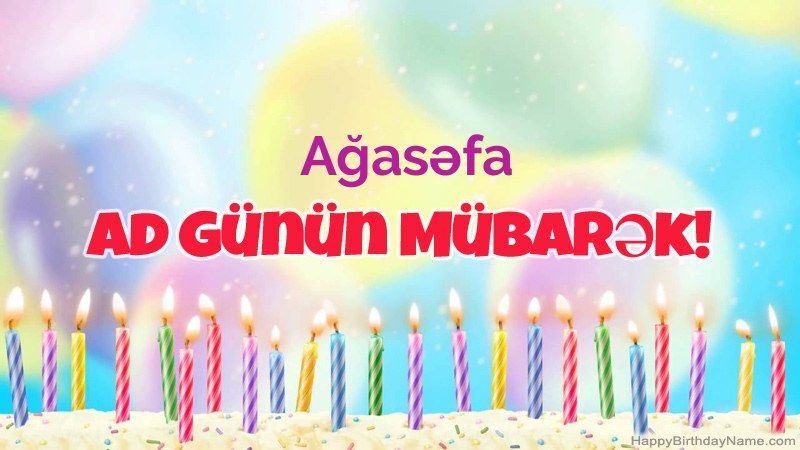 Ağasəfa üçün Funny Happy Birthday kartları Ağasəfa üçün Funny Happy Birthday kartları