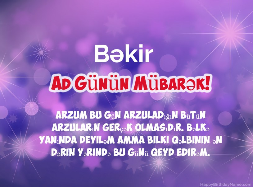 Bəkir
