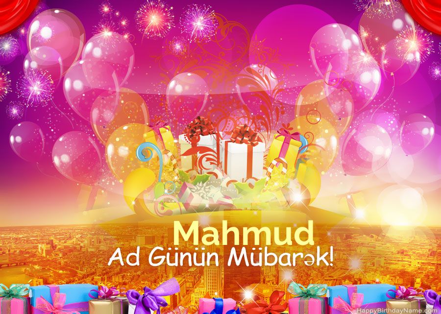 Şən şəkillər Müqəddəs Doğum Mahmud
