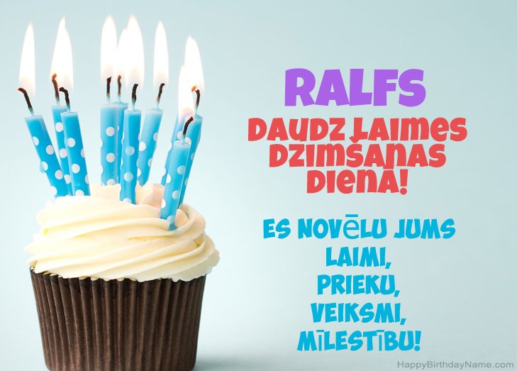 Apsveicam ar Ralfs dzimšanas dienā Apsveicam ar Ralfs dzimšanas dienā