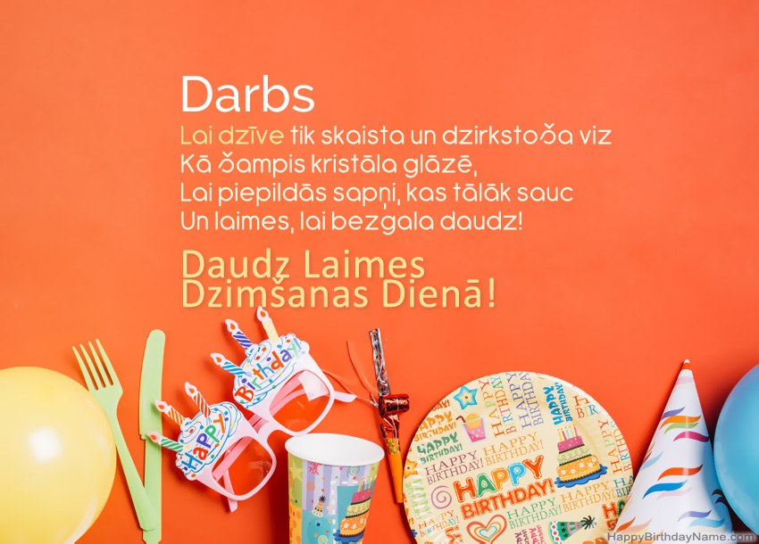 Daudz laimes dzimšanas dienā kartes Darbs Daudz laimes dzimšanas dienā kartes Darbs