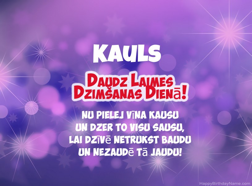 Skaistas bildes Kauls laimīgai dzimšanas dienai Skaistas bildes Kauls laimīgai dzimšanas dienai