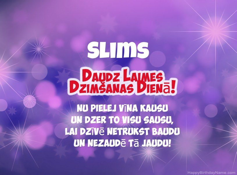 Skaistas bildes Slims laimīgai dzimšanas dienai Skaistas bildes Slims laimīgai dzimšanas dienai