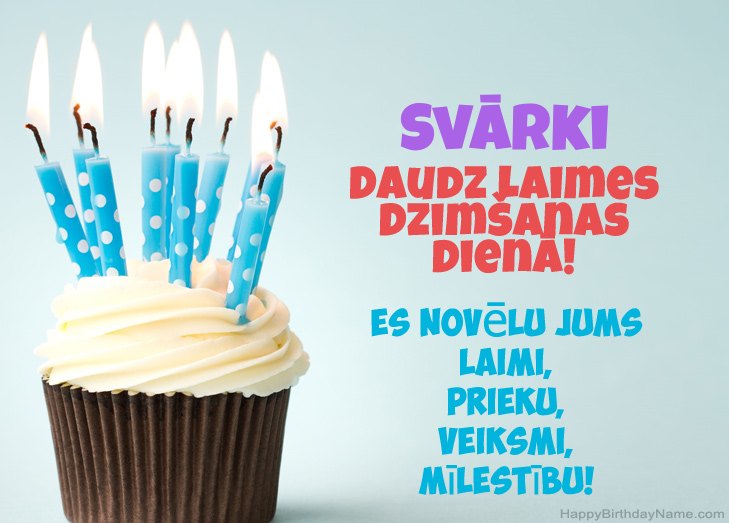 Apsveicam ar Svārki dzimšanas dienā