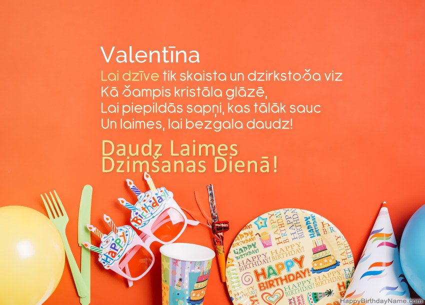 Daudz laimes dzimšanas dienā kartes Valentīna Daudz laimes dzimšanas dienā kartes Valentīna