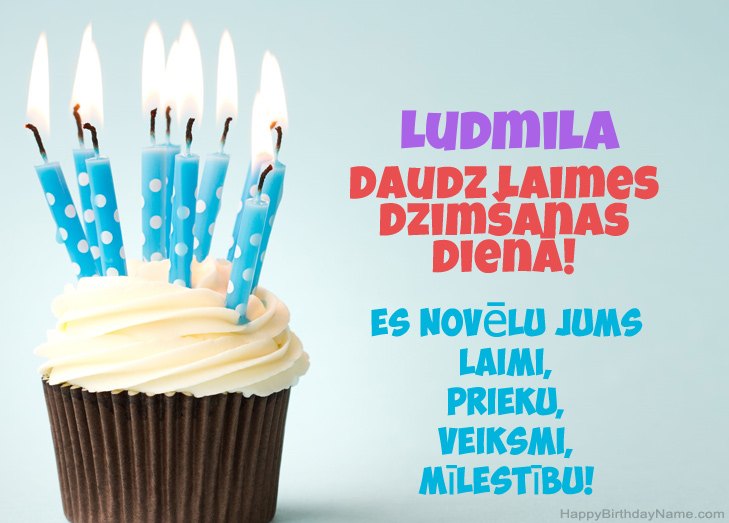Apsveicam ar Ludmila dzimšanas dienā Apsveicam ar Ludmila dzimšanas dienā