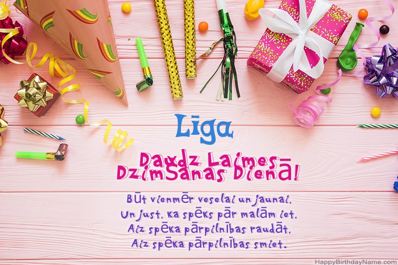 Lejupielādējiet Līga Happy Birthday kartīti bez maksas Lejupielādējiet Līga Happy Birthday kartīti bez maksas