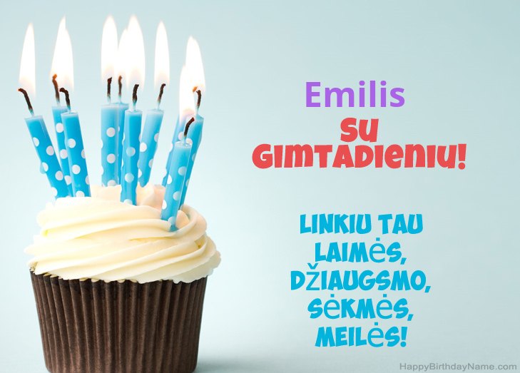 Emilis su Emilis su gimtadieniu