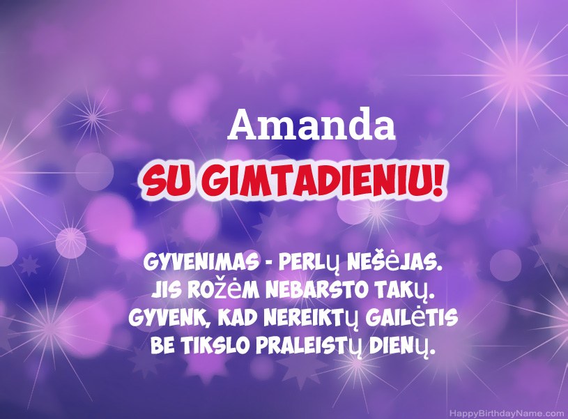 Gražios Amanda gimtadienio nuotraukos Gražios Amanda gimtadienio nuotraukos