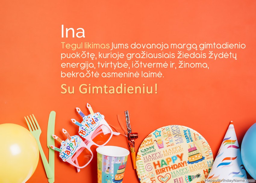 Ina gimtadienio atvirukai Ina gimtadienio atvirukai