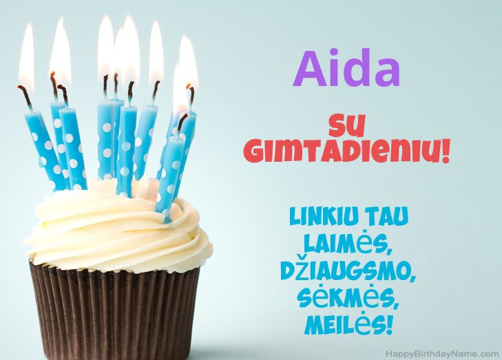 Aida su Aida su gimtadieniu Aida su Aida su gimtadieniu