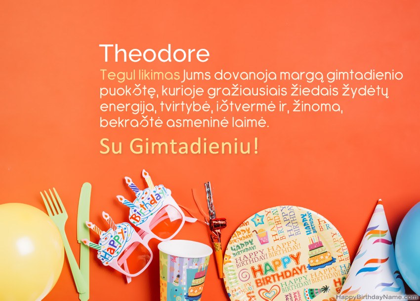 Theodore gimtadienio atvirukai