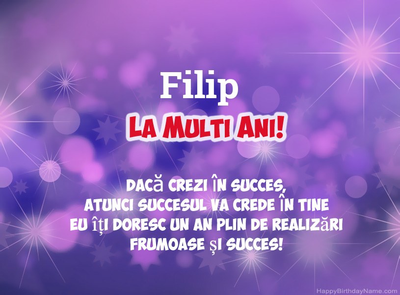 Imagini frumoase pentru mulți ani la Filip