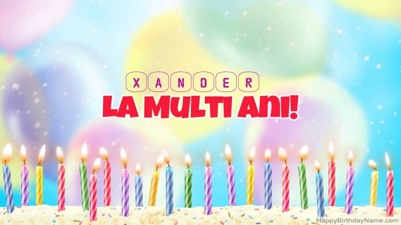 Cărți amuzante la mulți ani pentru Xander