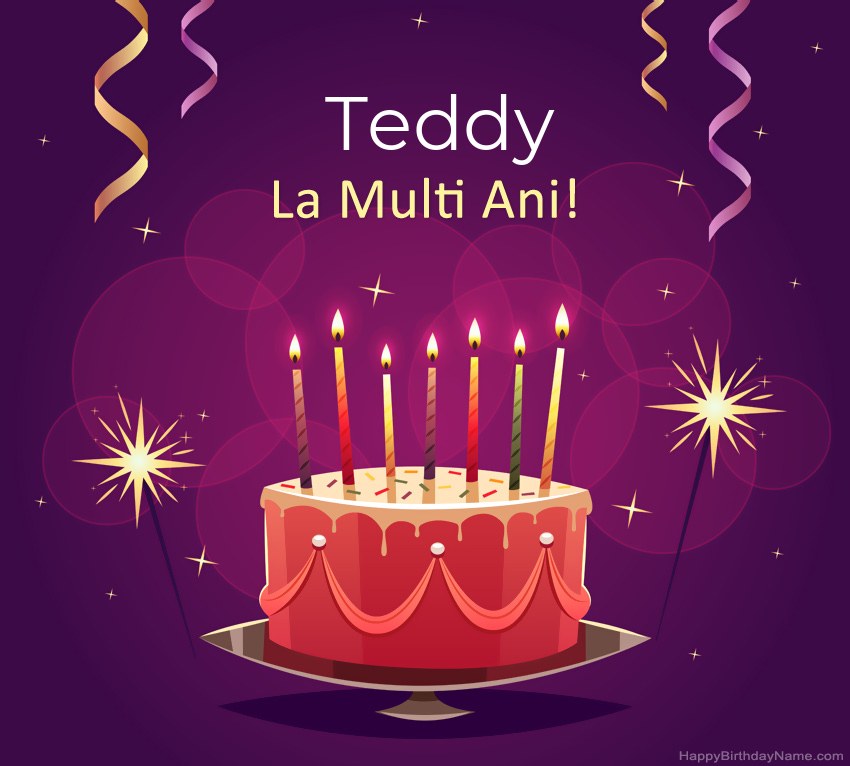 Felicitari haioase pentru pozele la multi ani Teddy