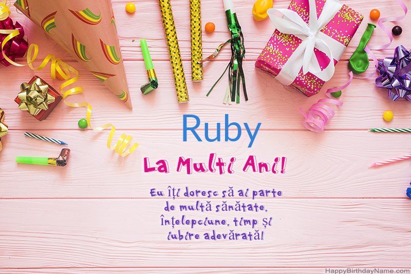 Descărcați gratuit cardul Happy Birthday Ruby Descărcați gratuit cardul Happy Birthday Ruby