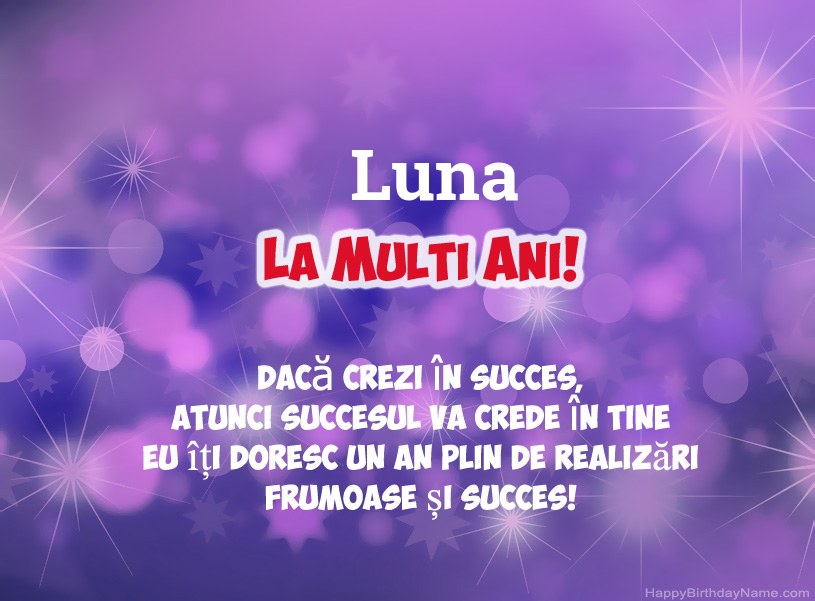 Imagini frumoase pentru mulți ani la Luna