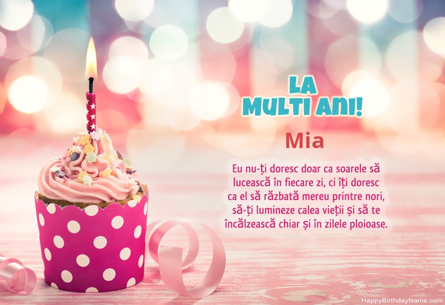 Descărcați gratuit cardul Happy Birthday Mia