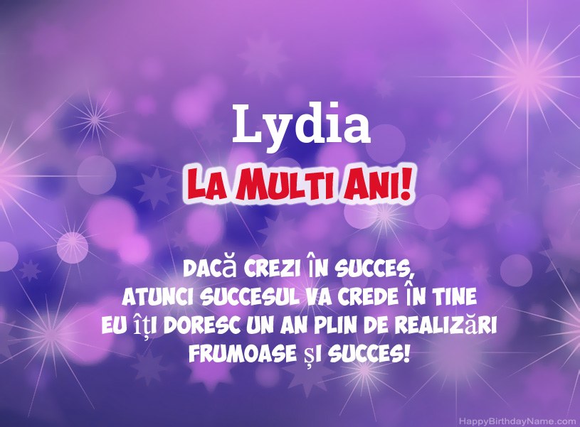 Imagini frumoase pentru mulți ani la Lydia Imagini frumoase pentru mulți ani la Lydia
