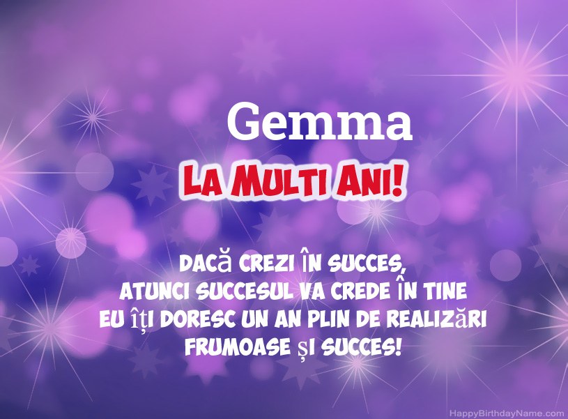 Imagini frumoase pentru mulți ani la Gemma Imagini frumoase pentru mulți ani la Gemma