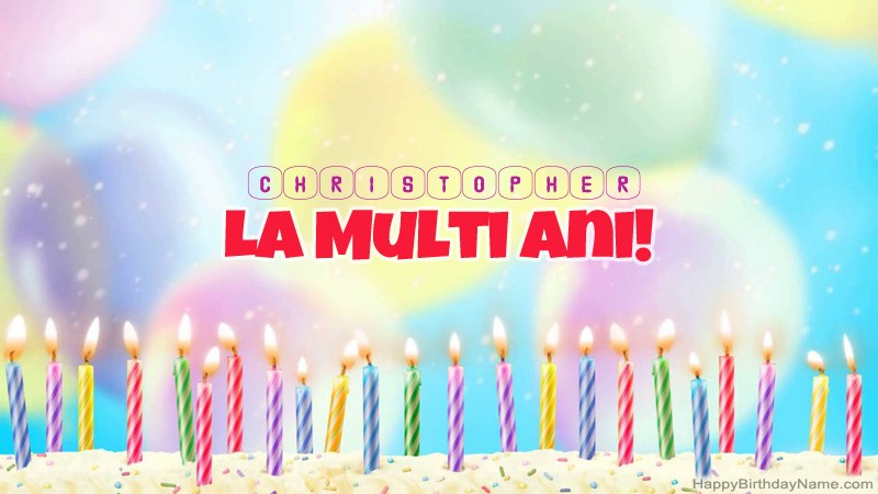 Cărți amuzante la mulți ani pentru Christopher