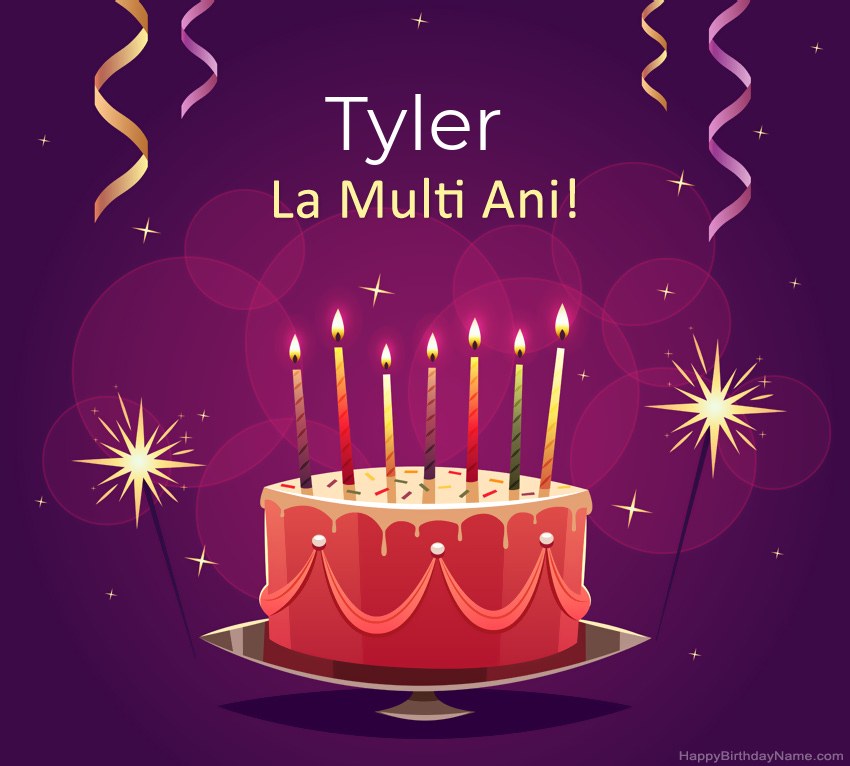 Felicitari haioase pentru pozele la multi ani Tyler