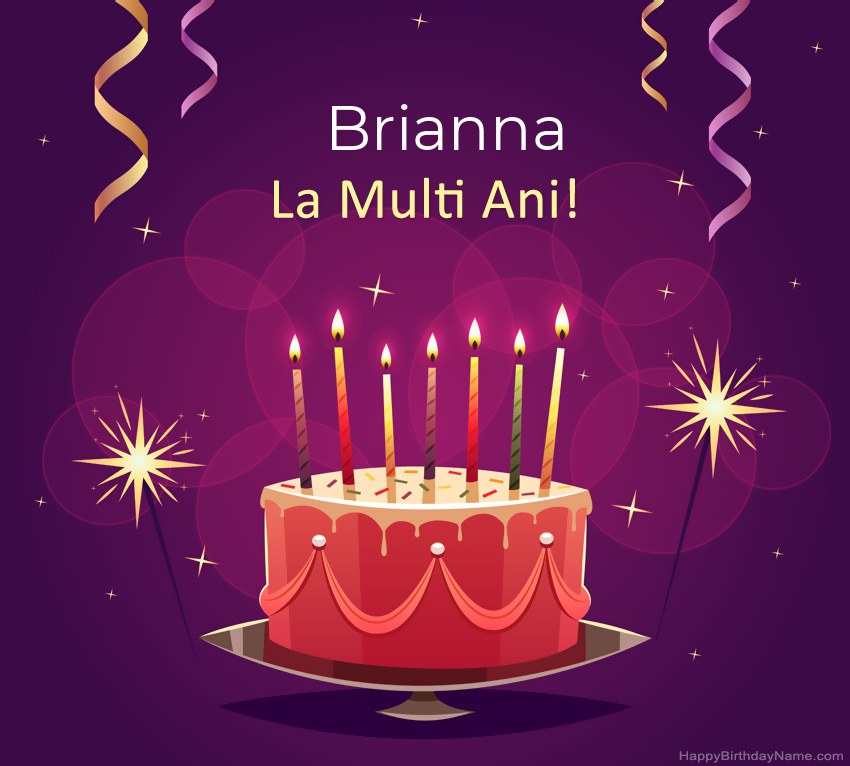 Felicitari haioase pentru pozele la multi ani Brianna