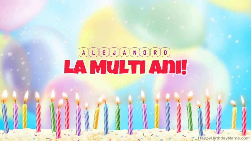 Cărți amuzante la mulți ani pentru Alejandro