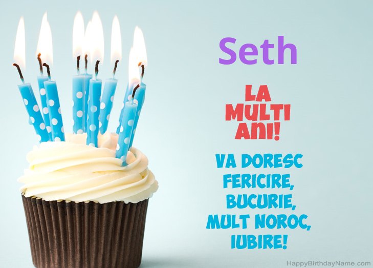 Felicitări pentru ziua de naștere a Seth Felicitări pentru ziua de naștere a Seth