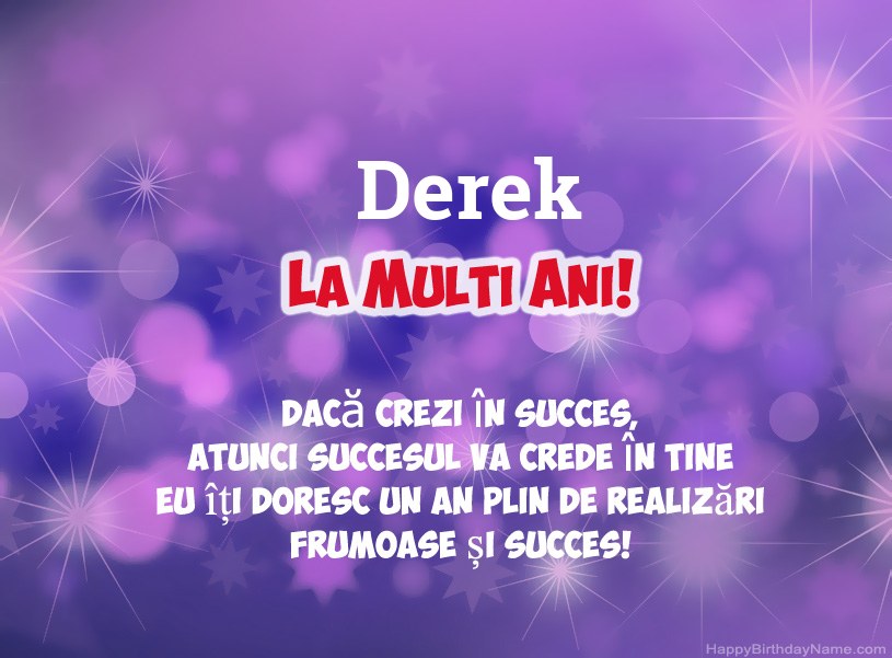 Imagini frumoase pentru mulți ani la Derek Imagini frumoase pentru mulți ani la Derek