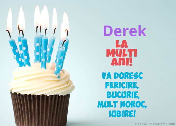 Felicitări pentru ziua de naștere a Derek Felicitări pentru ziua de naștere a Derek