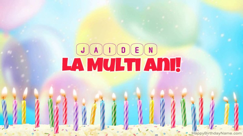 Cărți amuzante la mulți ani pentru Jaiden
