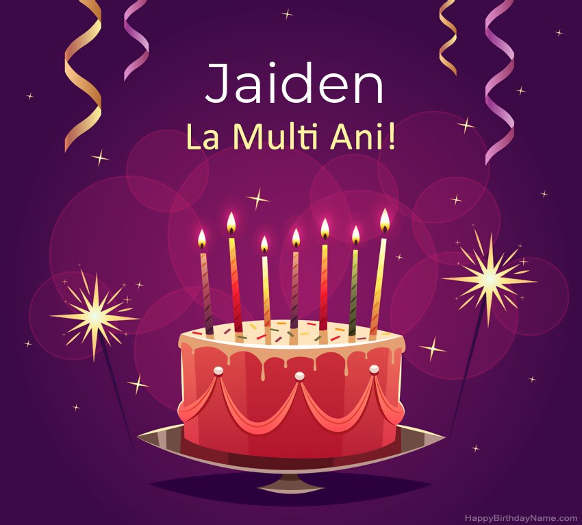 Felicitari haioase pentru pozele la multi ani Jaiden