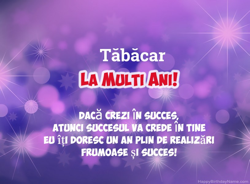 Imagini frumoase pentru mulți ani la Tăbăcar