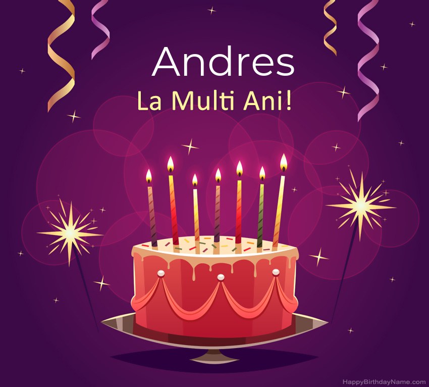 Felicitari haioase pentru pozele la multi ani Andres