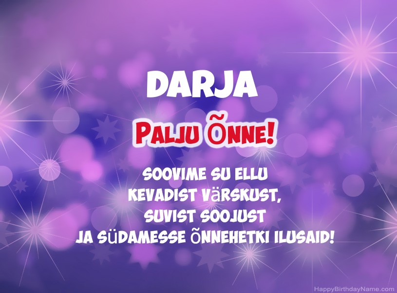 Ilusad pildid Darja
