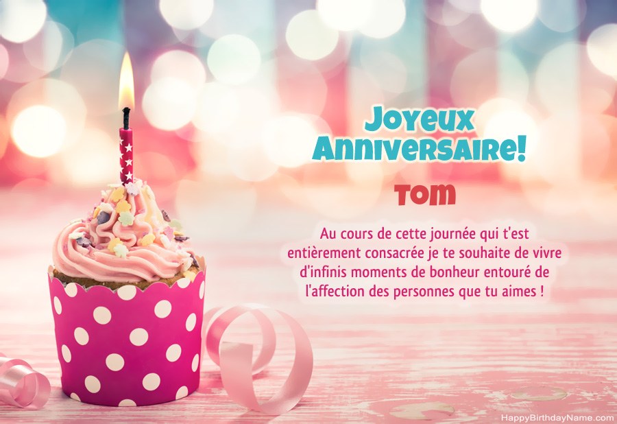 Télécharger Happy Birthday card Tom gratuitement