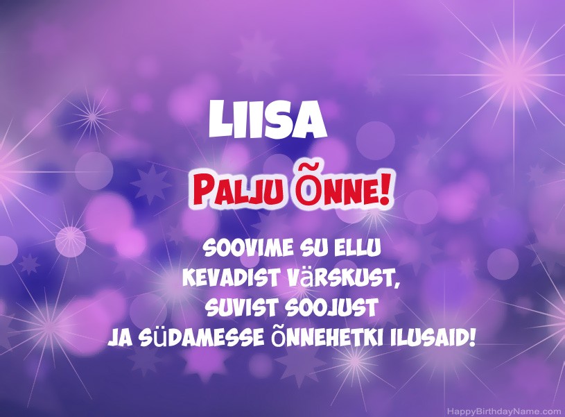 Ilusad pildid Liisa