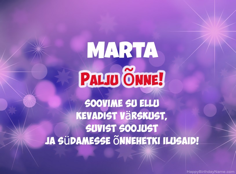 Ilusad pildid Marta