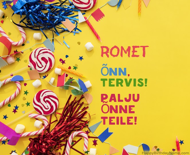 Palju õnne sünnipäeval Romet pildid Palju õnne sünnipäeval Romet pildid