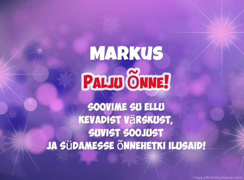 Ilusad pildid Markus