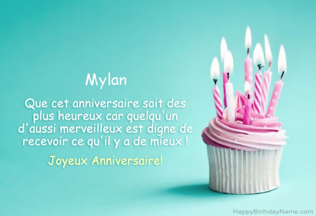 Télécharger photo pour Joyeux Anniversaire Mylan