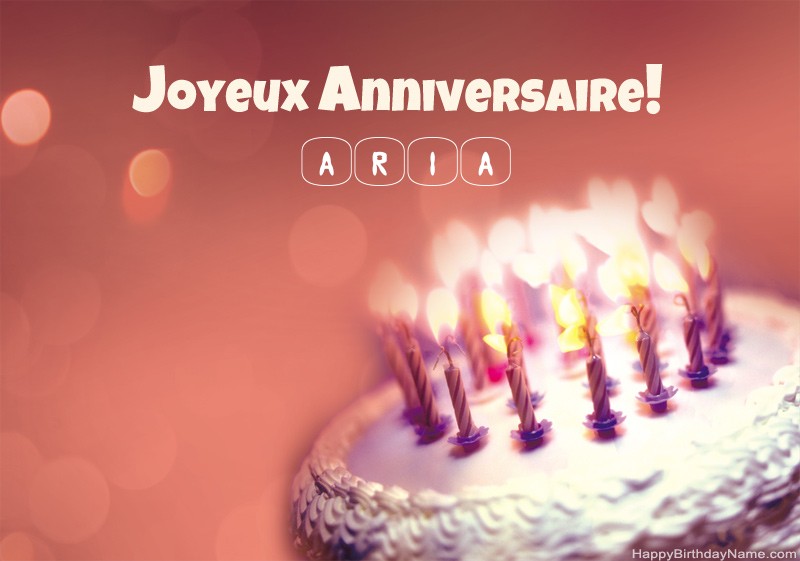 Joyeux anniversaire Aria photos
