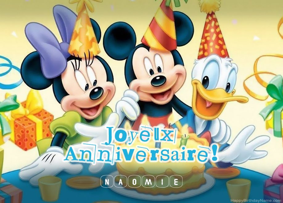 Anniversaire des enfants pour Naomie
