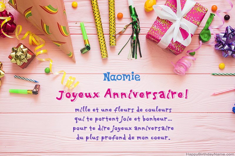 Télécharger Happy Birthday card Naomie gratuitement Télécharger Happy Birthday card Naomie gratuitement