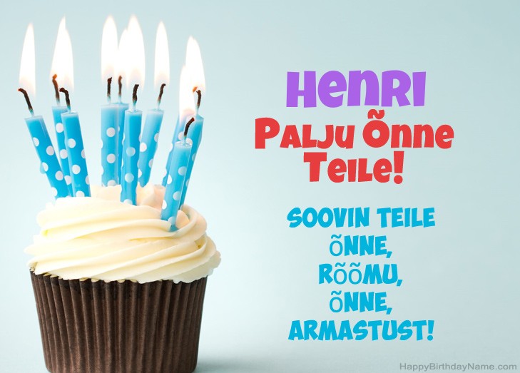 Palju õnne Henri