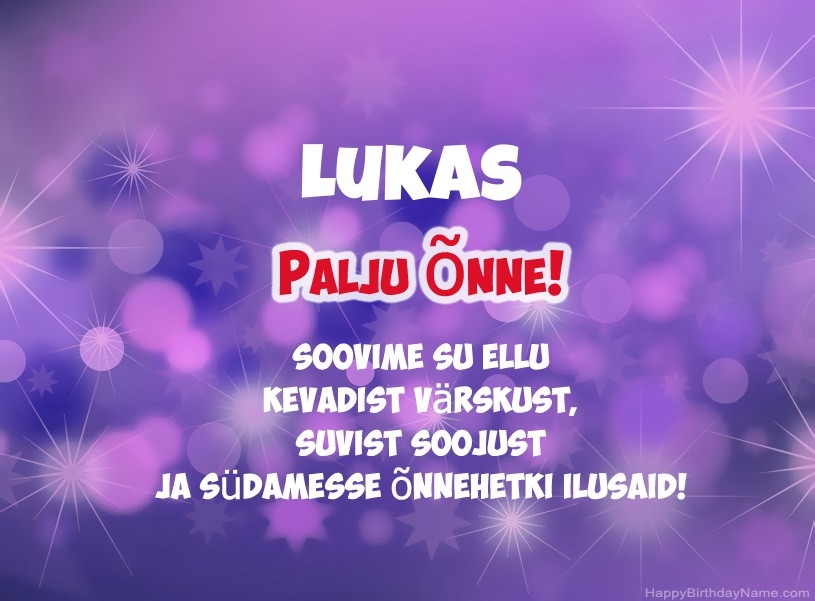 Ilusad pildid Lukas Ilusad pildid Lukas