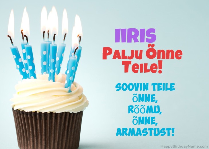 Palju õnne Iiris