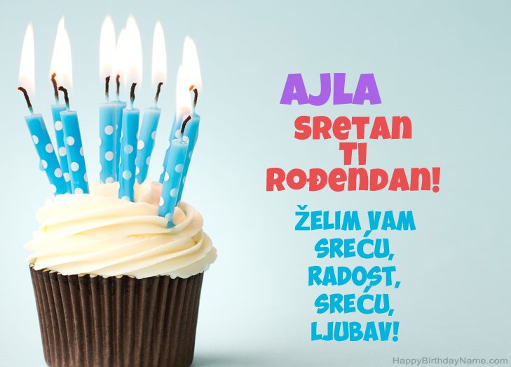 Čestitamo za Sretan rođendan Ajla  