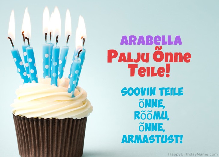 Palju õnne Arabella Palju õnne Arabella